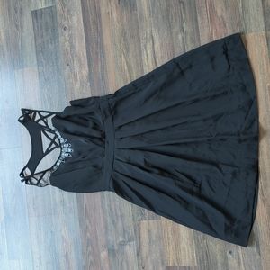 BCBG black Crystal cocktail dress size 2